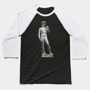 Michelangelo&#39;s David AESTHETIC Baseball T-Shirt